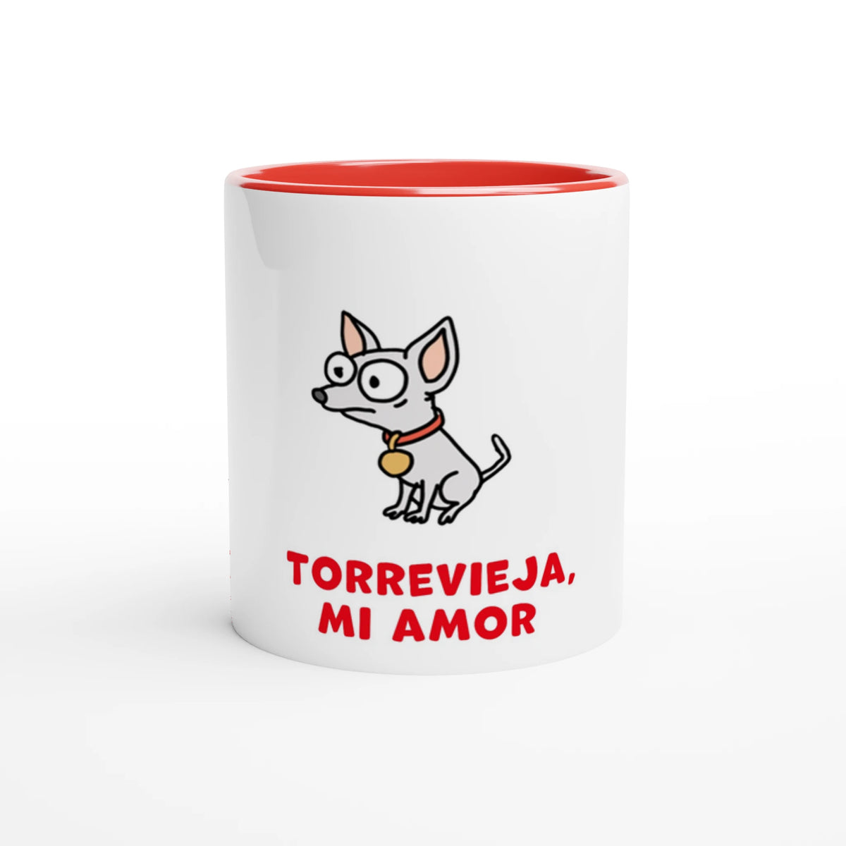 Torrevieja Mug - The Chihuahua II, hand-drawn by Natascha Schwarz