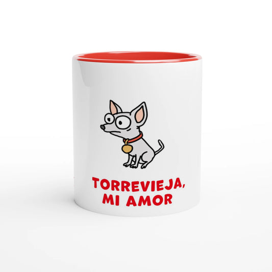 Torrevieja Mug - The Chihuahua II, hand-drawn by Natascha Schwarz