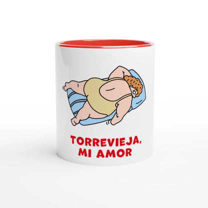 Torrevieja Tasse - Die Siesta, handgezeichnet von Natascha Schwarz
