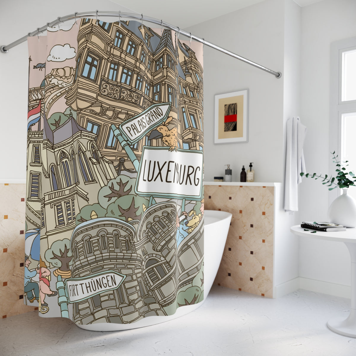 Luxemburg Duschvorhang, Bild 4