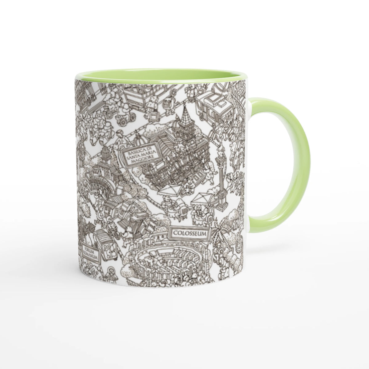 Rom Tasse - Strichzeichnung, Bild 2