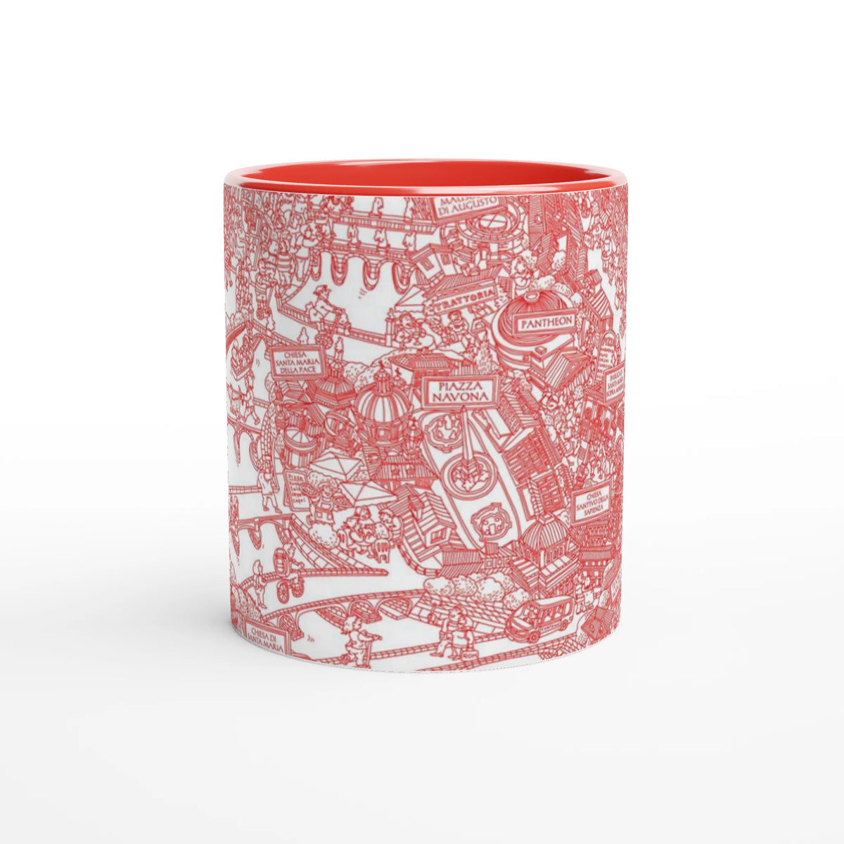Rome Mug - Red Line, image 3