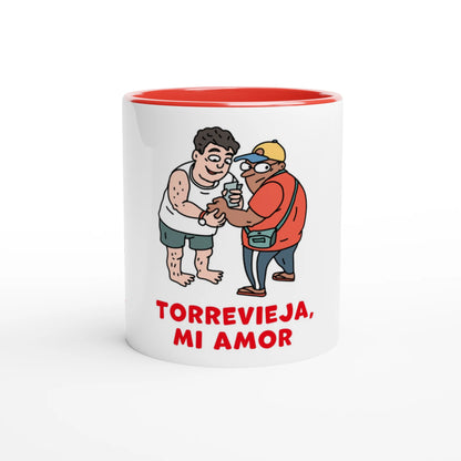 Torrevieja Tasse - Alte Freunde, handgezeichnet von Natascha Schwarz