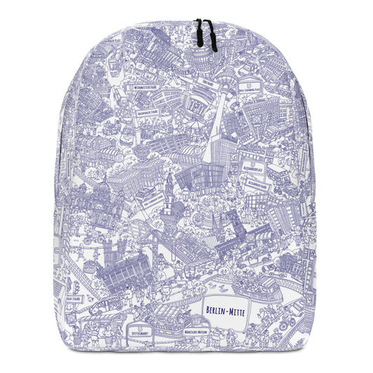 Berlin Mitte Rucksack - Kugelschreiber, handgezeichnet von Natascha Schwarz