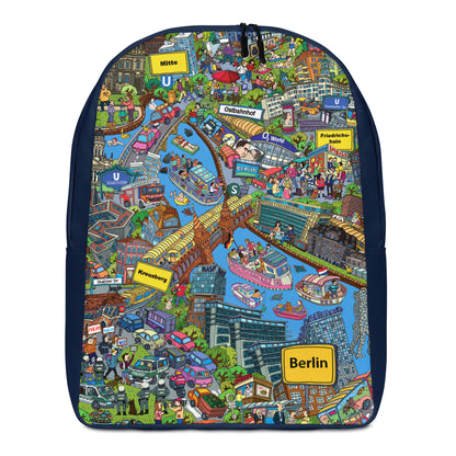 Berlin Rucksack - Farbedition, handgezeichnet von Natascha Schwarz