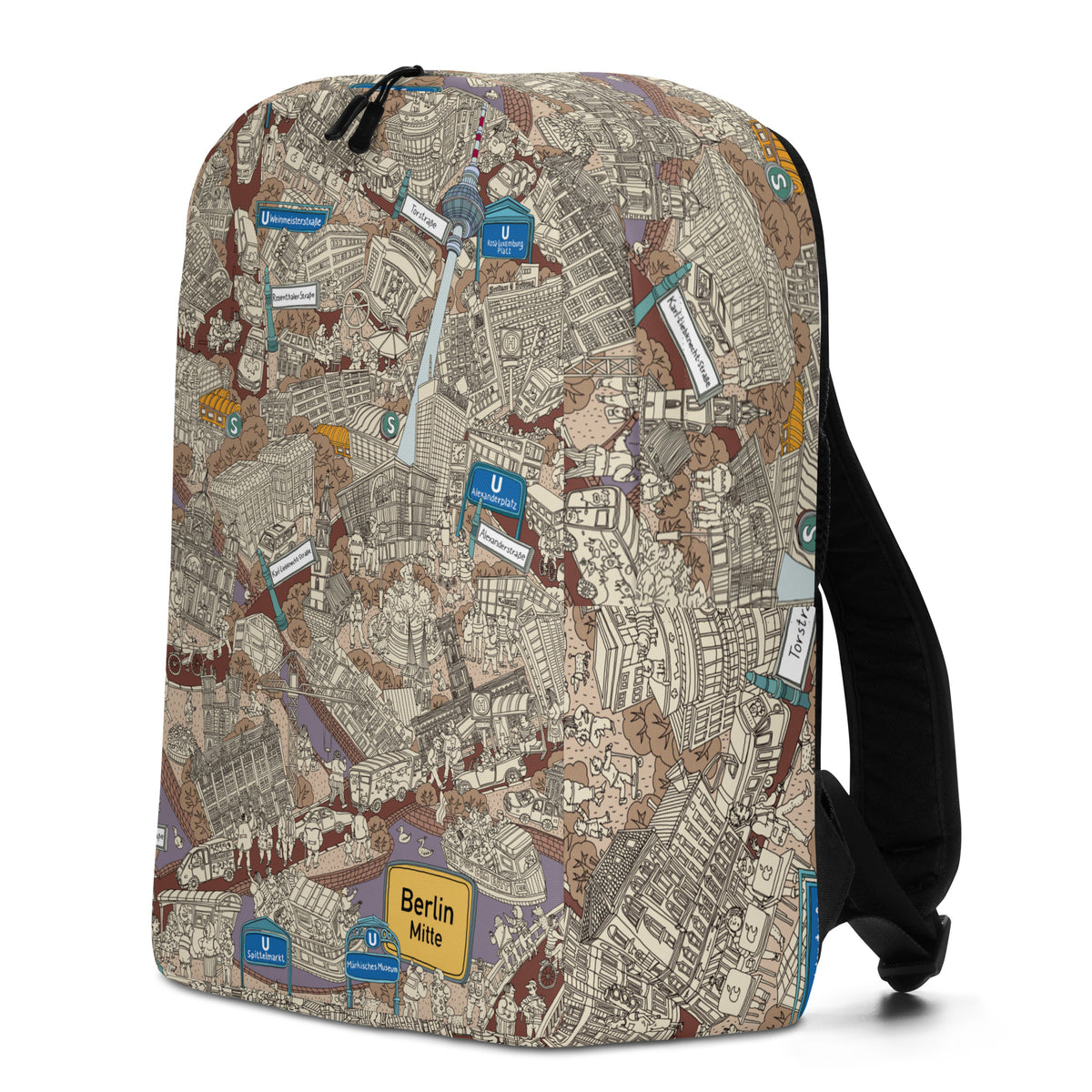 Berlin Mitte Backpack - Sepia, image 2