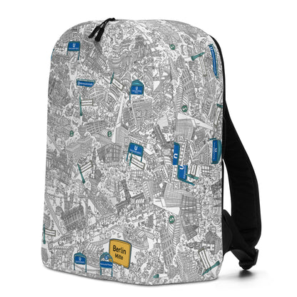 Berlin Mitte Rucksack - Schwarz-Weiß, Bild 2