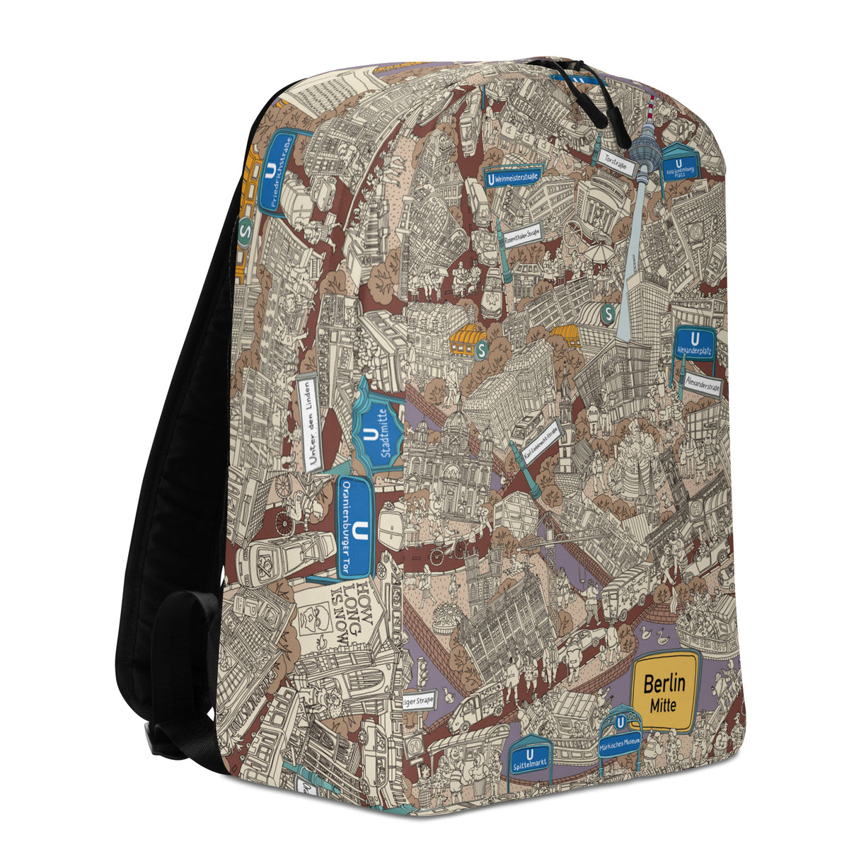Berlin Mitte Backpack - Sepia, image 3