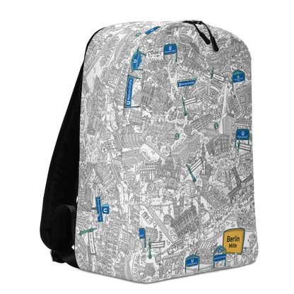 Berlin Mitte Rucksack - Schwarz-Weiß, Bild 3