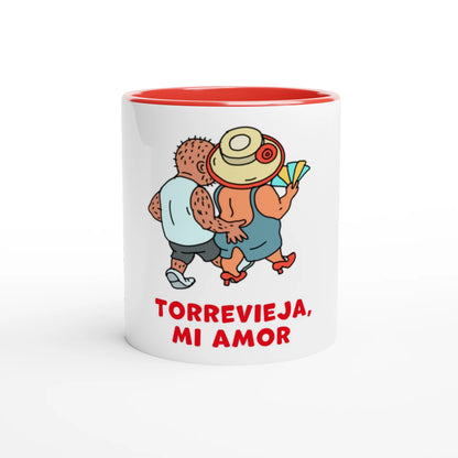 Torrevieja Tasse - Paseo zu zweit, handgezeichnet von Natascha Schwarz