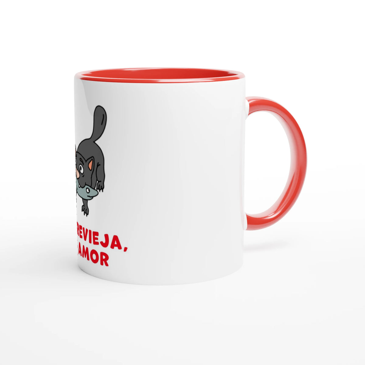 Torrevieja Tasse - Die Katze mit dem Fisch, Bild 2
