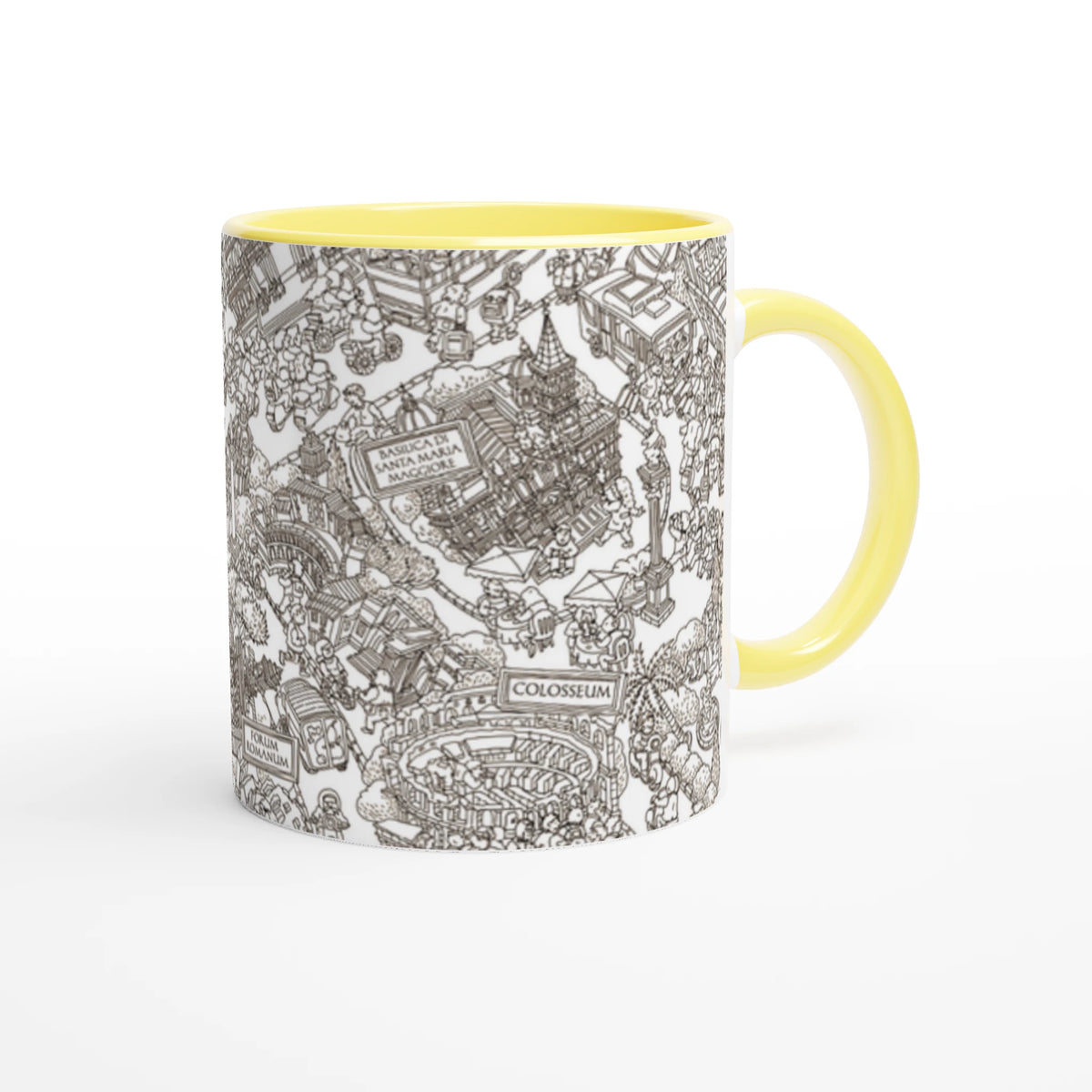 Rom Tasse - Strichzeichnung, Bild 3
